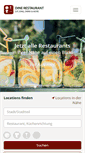 Mobile Screenshot of dine-restaurant.de